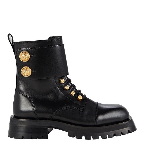 low price Balmain Shoes Balmain Ranger Leather Combat Boots Poshmark - Main Image